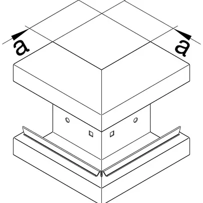 Angolo esterno tehalit BRS 100210, bianco traffico 
