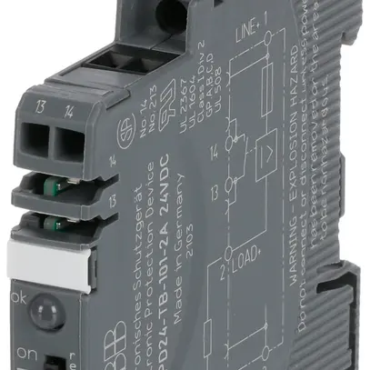 Disjoncteur appareil AMD ABB EPD24-TB-101 24V électronique 2A NO 20000µF 