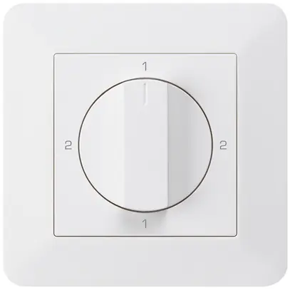 Interruttore rotativo INC kallysto.trend 3/1L bianco con impugnatura girevol 