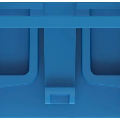 Befestigungsadapter WAGO o.Zugentlastung für 10×4mm² TH15 bl 