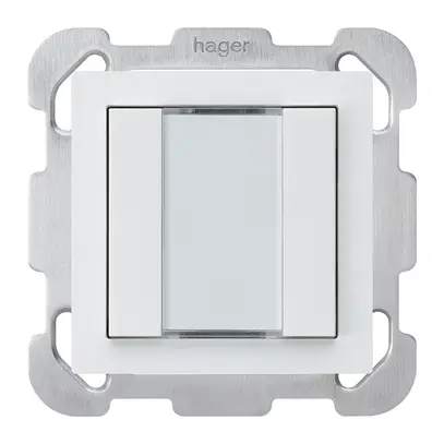 Poussoir ENC kallysto B KNX 2× s/e-link blanc 