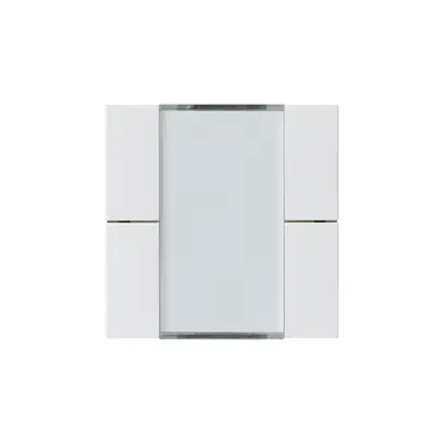 Kit frontale Hager kallysto 4×KNX systemlink/easylink bianco 