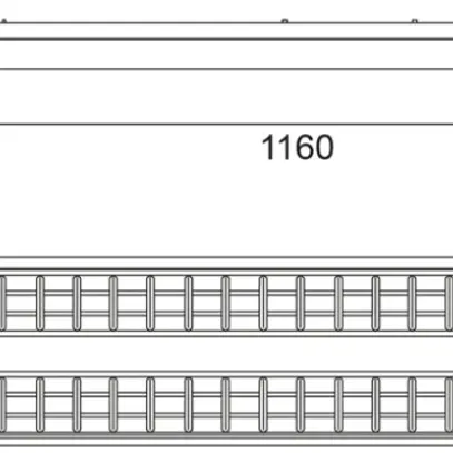 Plafonnier LED Sylvania RANA NEO 2L 58W 7500lm 4000K IP20 DALI blanc 