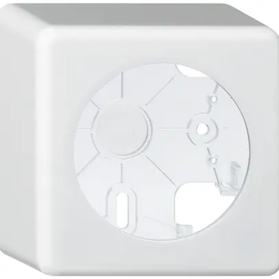 Boîtier AP basico blanc h=54mm Ø58mm 