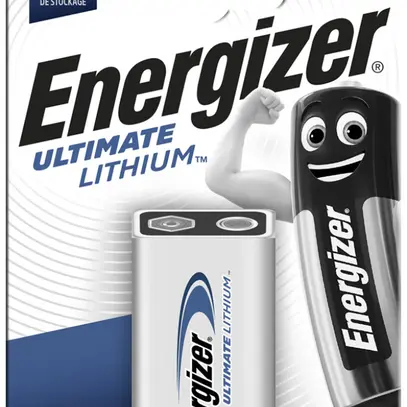 Pile Energizer Ultimate lithium 9V, L522, blister à 1 pièce 