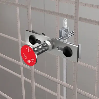 Anschliessgarnitur Flury FE 64 Vario M10×25 mm Ø6…22mm Inox A4 