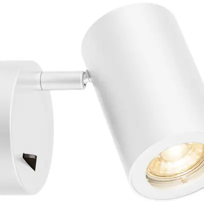 Applique SLV ENOLA_B, GU10 avec interrupteur IP20 blanc 
