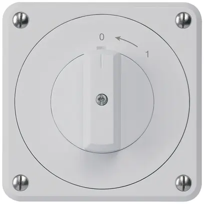 Contatto rotativo INC robusto IP55 grigio 1P 