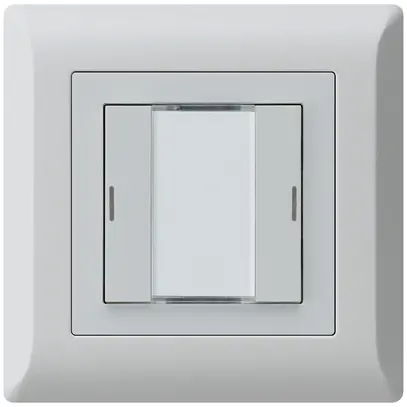 Poussoir ENC kallysto.line KNX 2×LED RGB s/e-link gris clair 