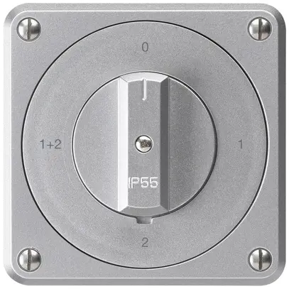 Interruttore rotativo INC robusto IP55 schema 1/1P alluminio 