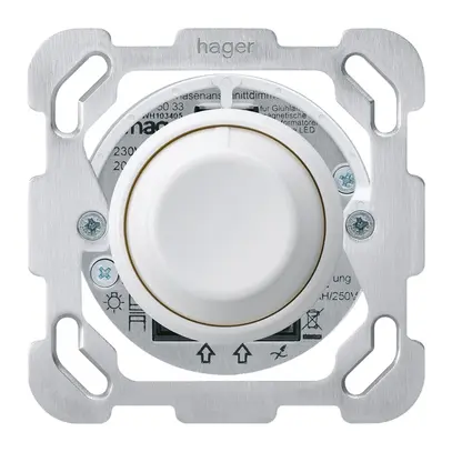Varialuce universal INC basico B taglio di fase con LED bianco 