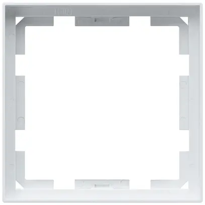 Cadre frontal KNX Hager kallysto pour thermostat blanc 