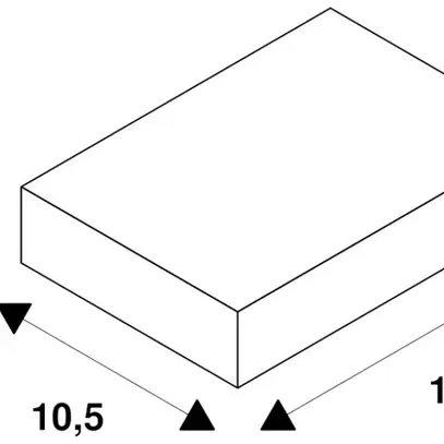 Raccord en L SLV pour rail conducteur EUTRAC, terre extérieur gris argenté 