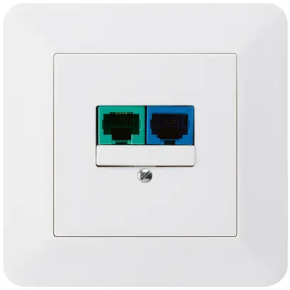 Scatola INC DSL kallysto.trend 2×RJ45 bianco 