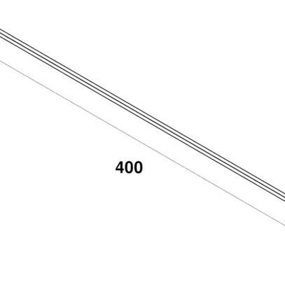 Rail conducteur AP SLV S-TRACK DALI 3-phases, 4m, noir 