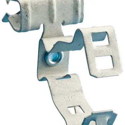 Crampon Caddy H-MSM pour tube Ø 42…50mm rebord 8…14mm, acier à ressort ARMOUR 