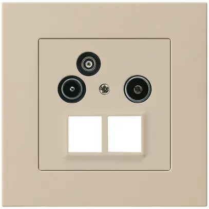 Prise pour antenne ENC R/TV/données kallysto.pro HMS 2GHz 10.5db beige 