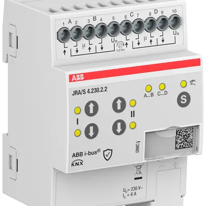 Actionneur de jalousie AMD ABB JRA/S4.230.2.2 4-fois 6A/230VAC 