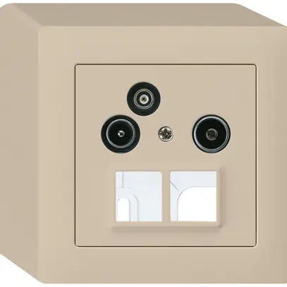 Prise pour antenne AP R/TV-Données kallysto HMS 2GHz 4dB beige 