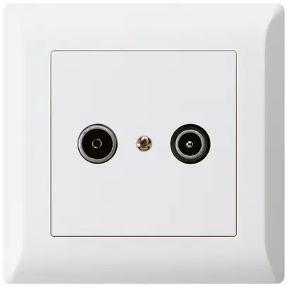 Presa di passaggio INC kallysto.line R/TV 23dB bianco 