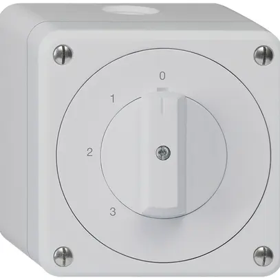 Interrupteur rotatif AP robusto IP55 schéma 5/1P gris 