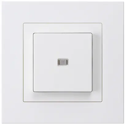 Interruttore pulsante luminoso INC kallysto.pro 3/1P bianco 