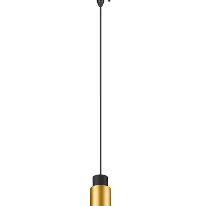 Luminaire suspendu SLV PURI 2.0 Tube AD1PH GU10 1×6W VAR Ø55mm noir/or 