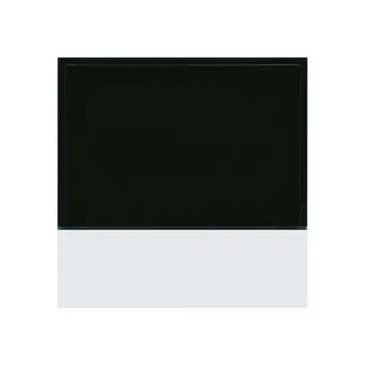 Plaque frontale Hager basico KNX RTR blanc 