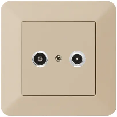 Prise antenne ENC kallysto.trend R/TV 19dB 2GHz beige 