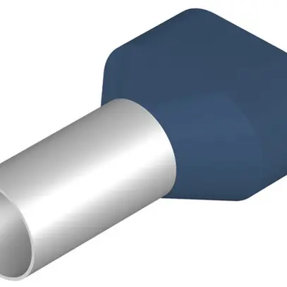 Embout de câble jumelé Weidmüller H isolé 2×16mm² 16mm bleu DIN en vrac 