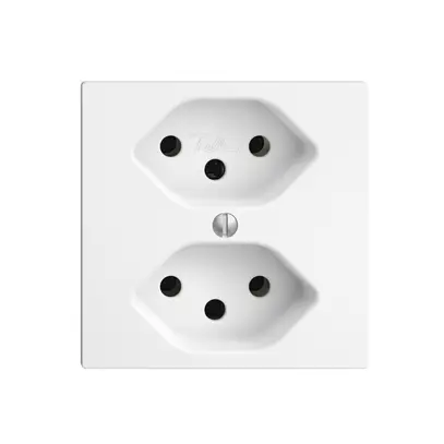 Prise ENC EDIZIOdue 2×T13 blanc 