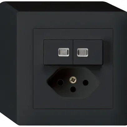 Combinaison lumineuse AP 3/1P+A-R+T13 noir kallysto 