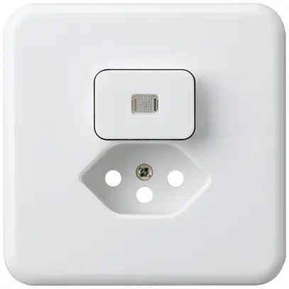 Kit frontal ENC basico 86×86mm blanc lentille pour combinaison grd.I S3/T13 BOMI 