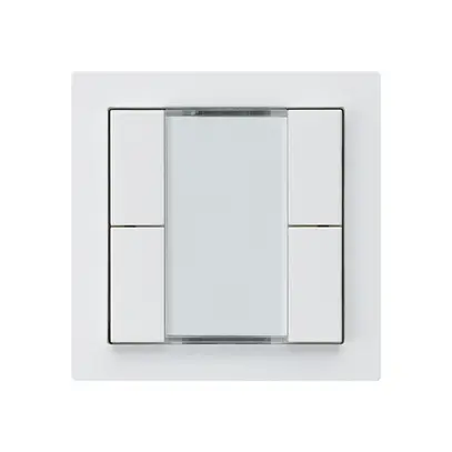 UP-Taster kallysto A KNX 4× s/e-link weiss 