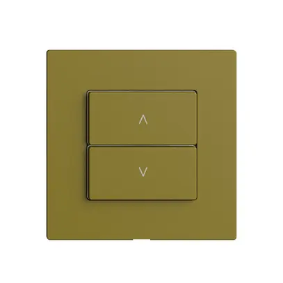 Interruttore tapparelle 1K/2T Edue Wiser olive 