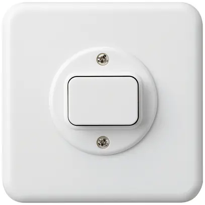 Interrupteur ENC basico 6/1L blanc 