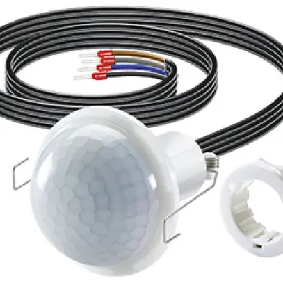 Rilevatore di movimento INS ESYLUX MD-C 360i/12 mini, opale opaco 
