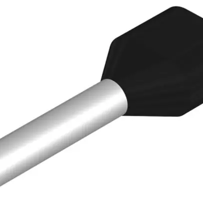 Embout de câble jumelé Weidmüller H isolé 2×1.5mm² 12mm noir DIN en vrac 
