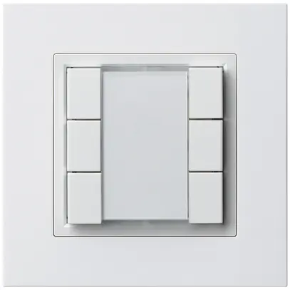 Pulsante multifunzionale AP kallysto.pro KNX RF 6× bianco 