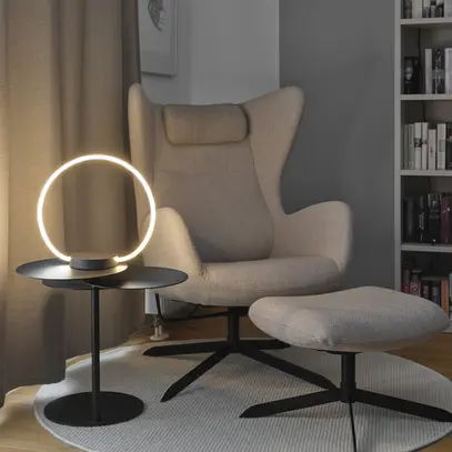 Lampada da tavolo LED LEDVANCE Decor Aura USB 10W 1000lm 3000K nero 