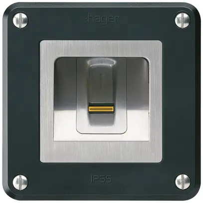 Lecteur d'empreintes digitales NUP Hager ekey-arte robusto C noir 
