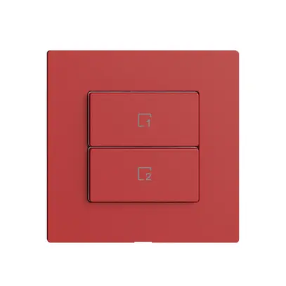 Pulsante scena 2 scene verticale/2T WLAN Edue Wiser berry 