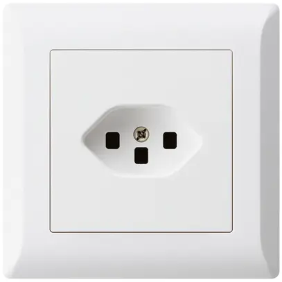 Prise ENC kallysto.line T23 blanc avec bornes enfichables 