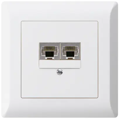 Scatola INC kallysto.line 2×RJ45s separato bianco 