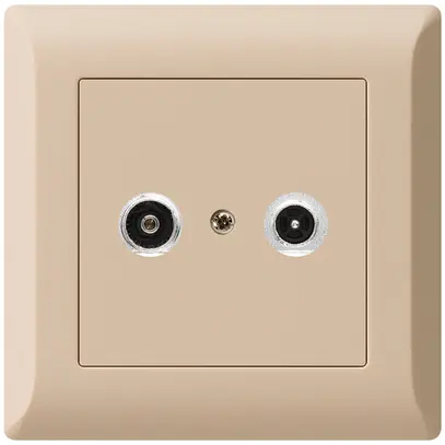 Prise antenne ENC kallysto.line R/TV 4dB 2GHz beige 