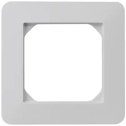 Cadre de recouvrement ENC kallysto.trend 1×1 gris clair 94×94mm 