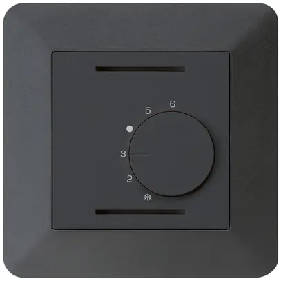 Thermostate d'ambiance ENC kallysto.trend noir sans interrupteur 