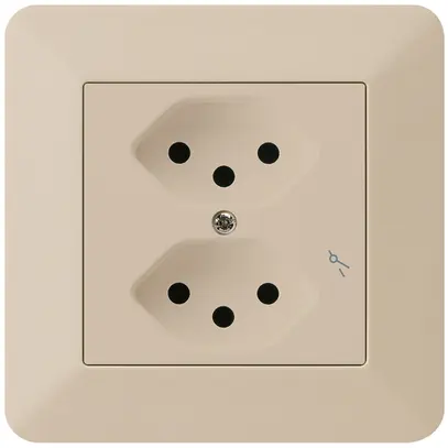 Prise ENC kallysto.trend 2×T13/1 beige 