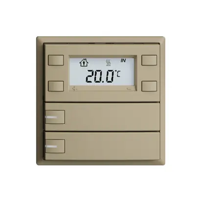 Pulsante RTH INC KNX 2×EDIZIOdue F sand, con LED RGB 
