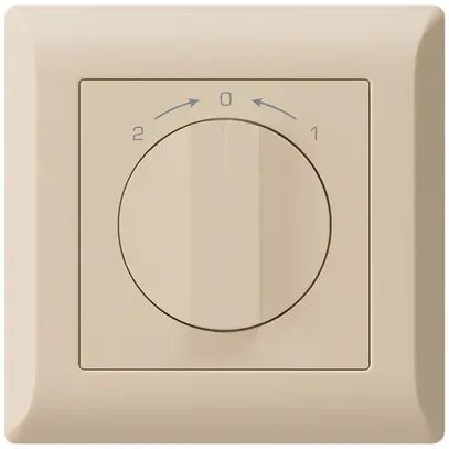 Contatto rotativo INC 1>0<2 kallysto.line beige con manopola 